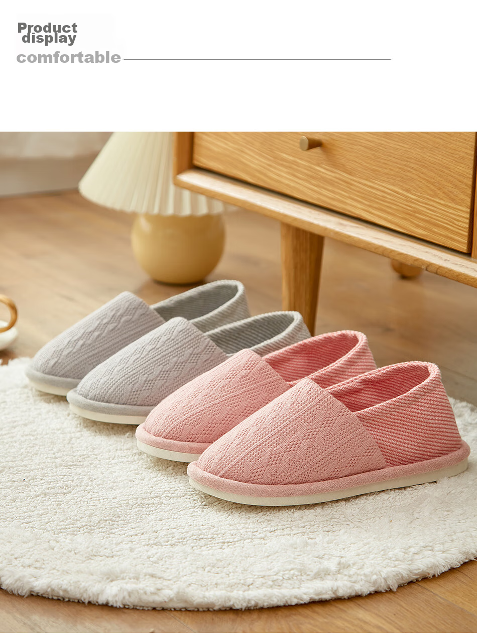 GUOLUOFEI Postpartum Shoes, Maternity Heel Covers, Spring And Summer Confinement Shoes for Women, Summer Cotton Slippers for Pregnant Women, Pink, Size 36-37 8