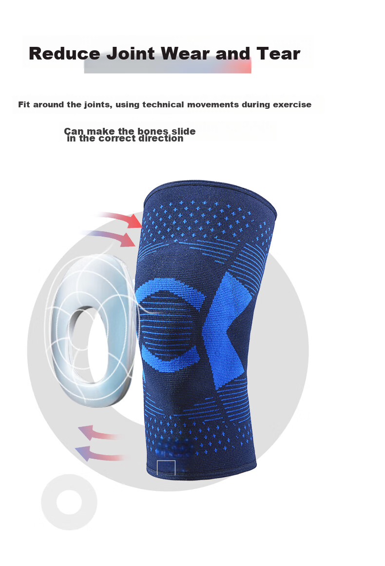 Under Armour Knee Brace, Sports Summer Running, Men And Women Meniscus Injury Medical-Specific Thin Style, for Hiking, Foot, Basketball, Badminton, L Size 4