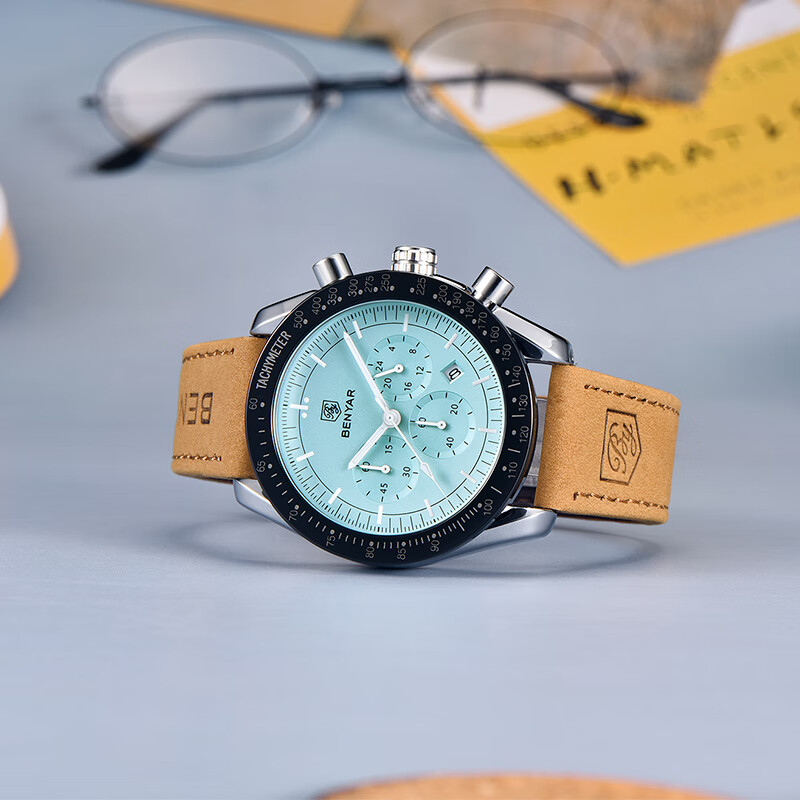 TSAR BOMBA Benyar Men's Quartz Watch Casual Business Self-Gift for Boyfriend, Student Exam Watch Father's Day Gift 5