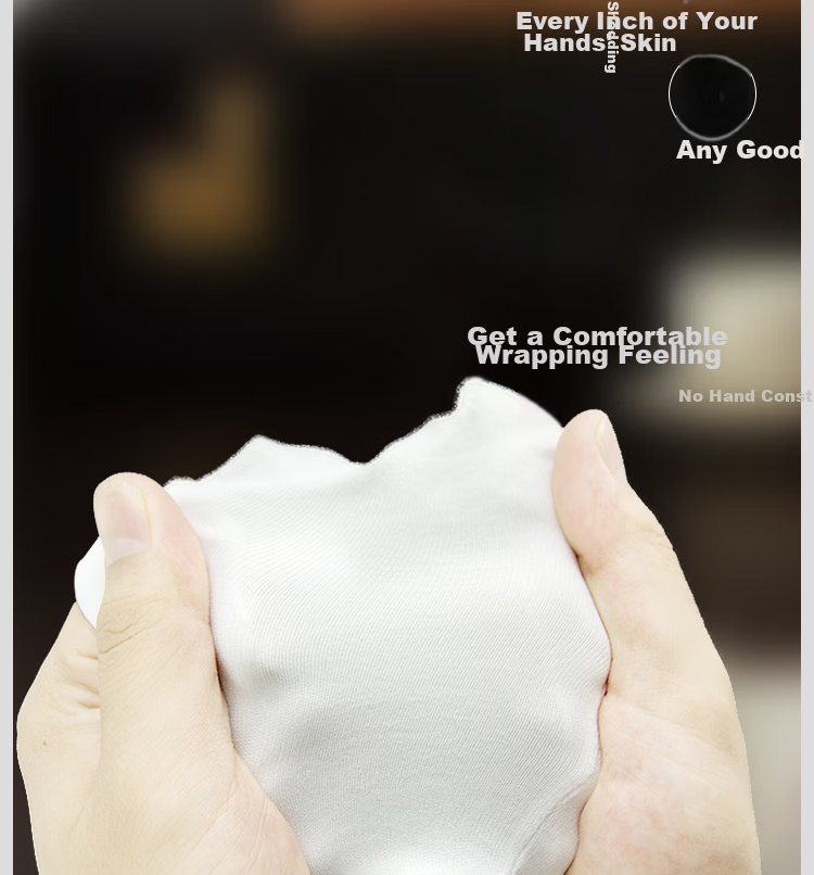Aidier Pure Cotton White Gloves, 6 Pairs, Pure Cotton, White, for Military Parades, Collectibles, Performances, Equestrian And Traffic Etiquette, One Size Fits All, CW886169 9