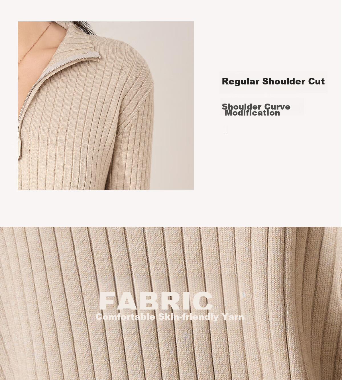 Chushen Women's V-Neck Knitted Sweater, Slimming Versatile Embellished Coat Top S61Z142 8