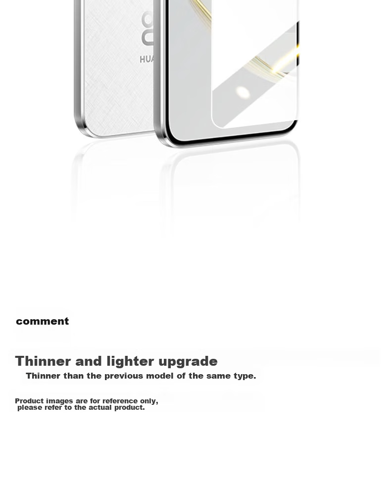 ESCASE Tempered Glass Screen Protector for Huawei Nova 14 Pro, Full Coverage High Definition Protective Film, Shatterproof, Fingerprint-Resistant, Easy to Apply, Wear-Resistant, High Aluminum Content Glass Film 16