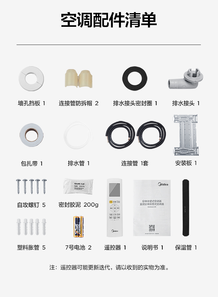 105851-美的(Midea) 新能效 风耀 大1匹 智能家电 变频冷暖 壁挂式空调 高温蒸汽自洁 以旧换新 KFR-26GW/N8VJE3-详情图