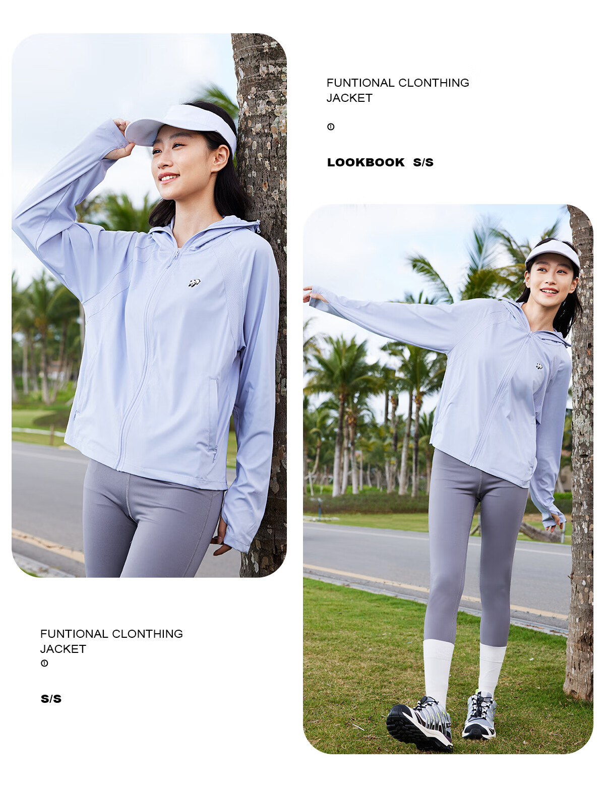 CAMEL [Panda Collaboration], Cool White Outdoor Sun Protection Clothing for Men And Women, UV-Resistant Ice-Cool Sun Protection Garment 22