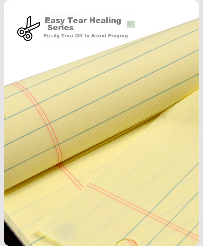 KAISA Three-Ring Notebook A4+/65 Sheets American-Style Lined Notebook, Thin Crisp Pages, White, 3-Ring Binder, DIY Loose-Leaf, 3 Books 4