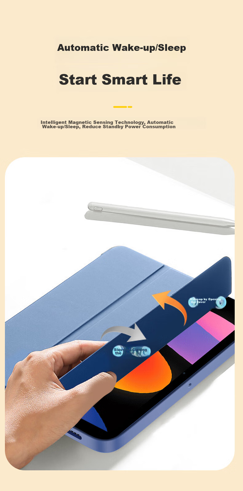 CangHua Protective Case for Redmi Pad SE, Compatible with 2023 Xiaomi Tablet REDMI Pad SE, Full Protection Anti-Drop Cover for Redmi Tablet Computer Stand 11