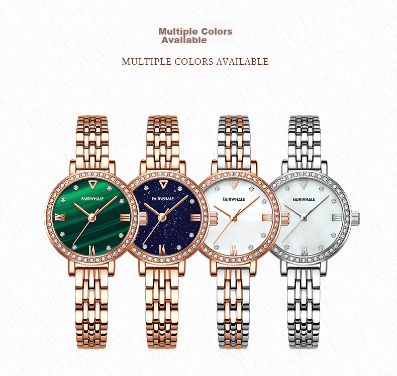 MARK FAIRWHALE Women's Watch, Top Ten Famous Watches, Small Green Dial, Elegant And Luxurious Chinese Watch, Birthday Gift for Girlfriend 1