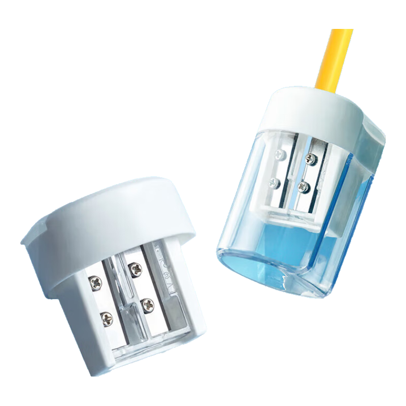 M&G Dual Hole Pencil Sharpener, Portable Large Capacity Pencil and Colored Pencil Sharpener, APS912B1, 1 Piece