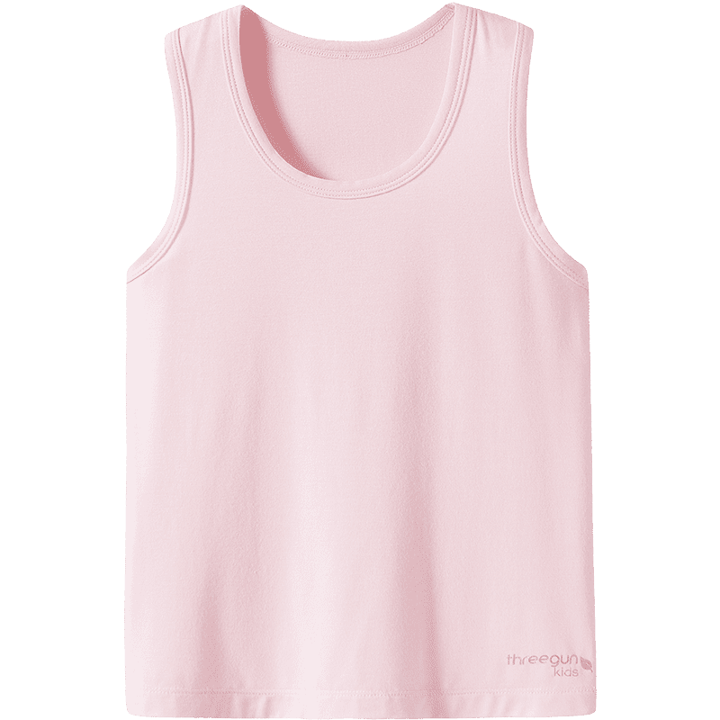 THREEGUN Children's Clothing Class A Modal Undershirt Vest for Girls And Boys Students