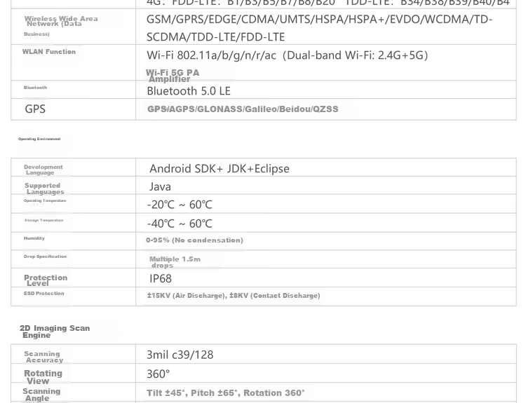 IData (Yingda) T1 PDA Handheld Data Terminal Collector, Industrial Smartphone Scanner, Warehouse Logistics Express Hospital, IData T1 1D/2D 2G+32G 8