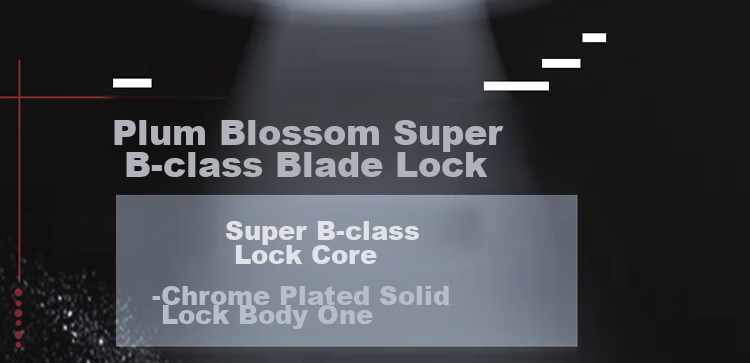 BLOSSOM Long Shackle Padlock, 40MM Indoor/outdoor Door Lock, 2940L 1