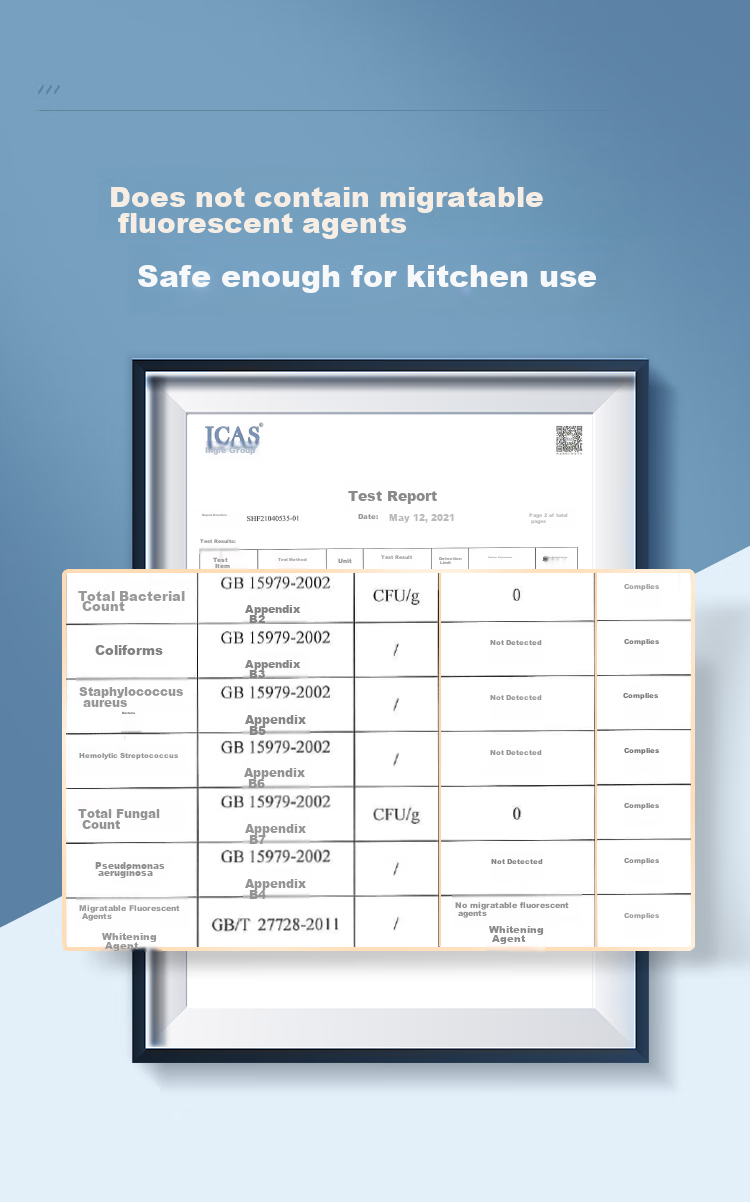 MARYYA Disposable Lazy Cleaning Cloth, 20*23cm, 50 Sheets, Extra Large And Thick, for Kitchen Use, Wet And Dry Dual-Use, Pull-Out Dishwashing Towel 6