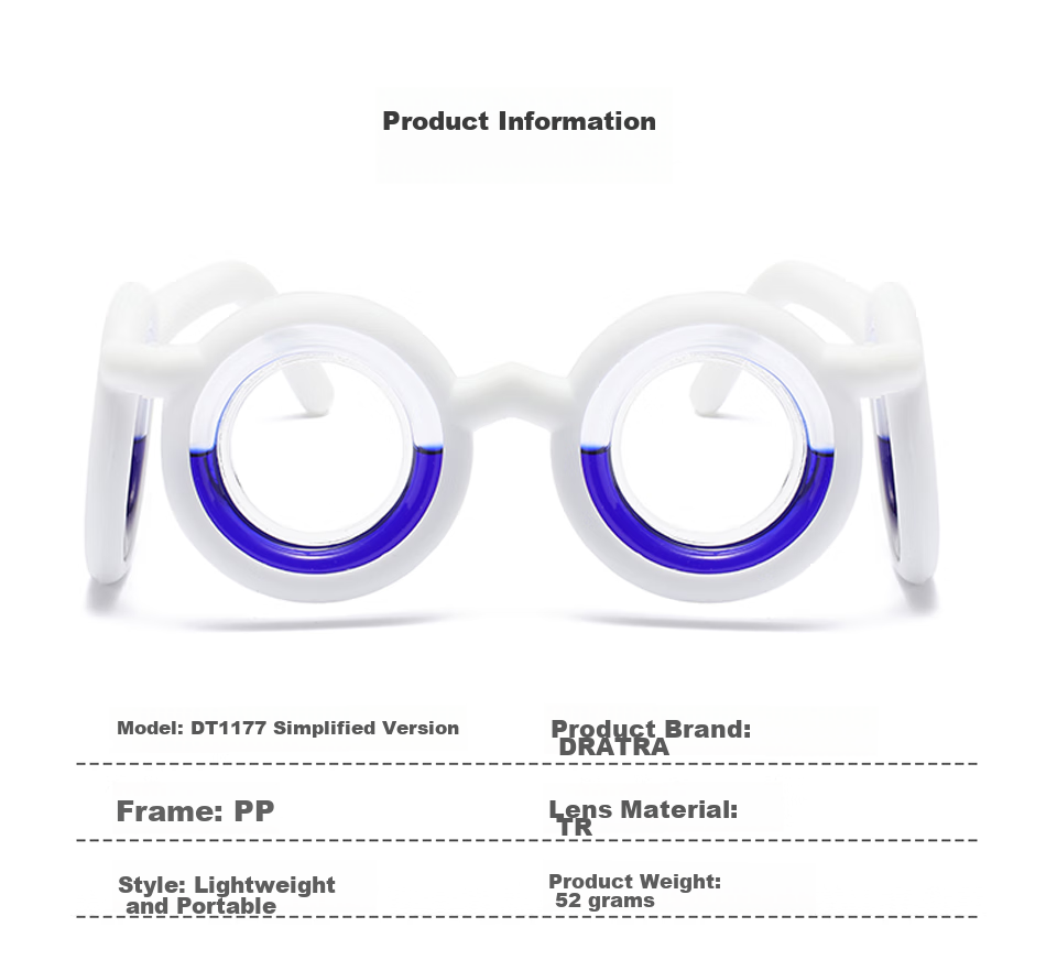 DRATRA Motion Sickness Glasses Liquid Miracle High-Tech Anti-Sea-Sickness And Air-Sickness Glasses for Adults, Children And Elderly, Game Anti-3D Dizziness Preventio 9