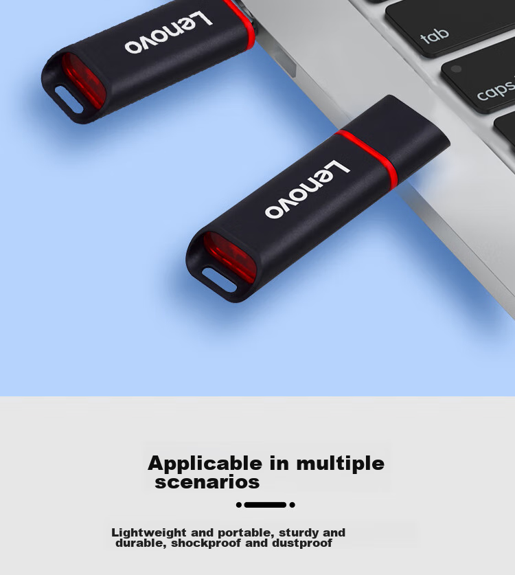 Lenovo 4GB USB2.0 Bid USB Flash Drive SS160, Professional Bidding USB Drive for Company And Enterprise, Black 10