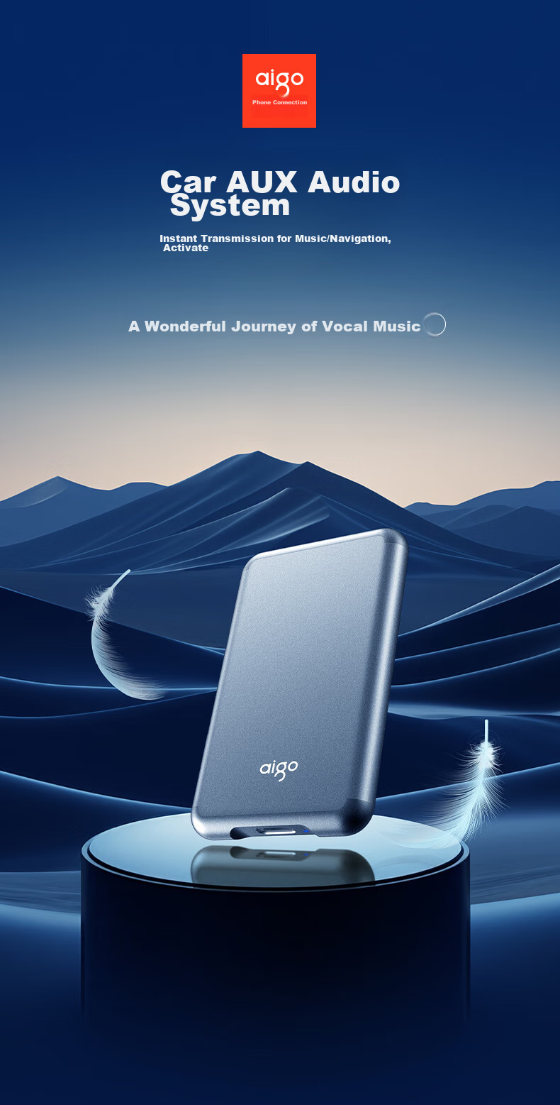 Aigo 2TB Type-C Portable Hard Drive USB3.2 520MB/s Portable Solid State Drive (PSSD) Direct Connection to Smartphone And Laptop External Portable Hard Drive 2