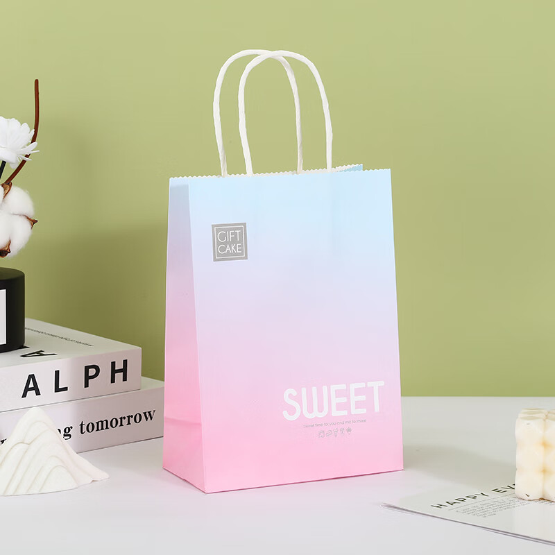 Ouliwen Cultural And Educational Gift Bags, Small Packaging Bags, Large Paper Bags for Party Favors, Birthday Handbags, Children's Bags, Sweet 10-Pack, 3C Digital Products, Low Price Online