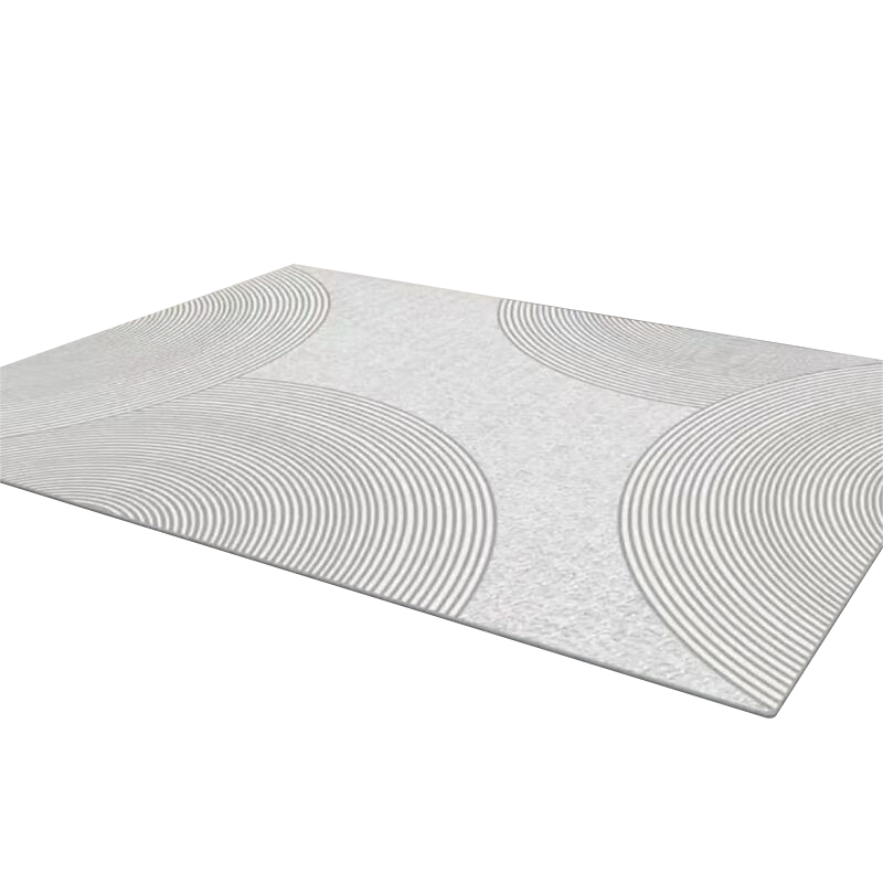 MOON TIME Crystal Velvet Living Room Carpet, Skin-Friendly Comfortable Dirt-Resistant Non-Slip, Cloud Pattern, Modern Minimalist, 200*300cm