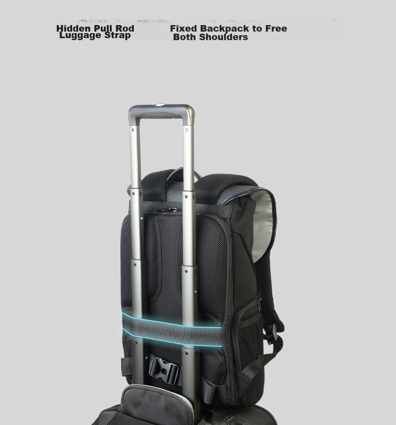Benro New Lineage LN Photography Bag, Professional DSLR And Mirrorless Camera Backpack, Fashionable Casual Double-Layered Travel Laptop Digital Backpack with Rain Cover 13