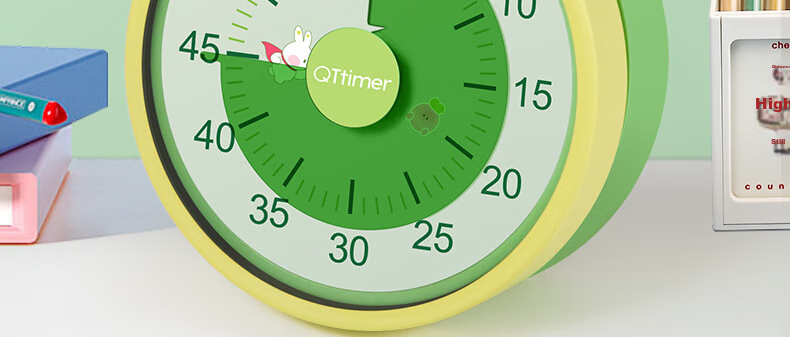 QT-TIMER [Lowest Price Online] Mechanical Timer, 2026 New Model, Student And Children's Time Management Device, Kitchen Timing Tool for Cooking And Baking, Countdown Timer, Self-Discipline Timer, Time Control Gadget 3
