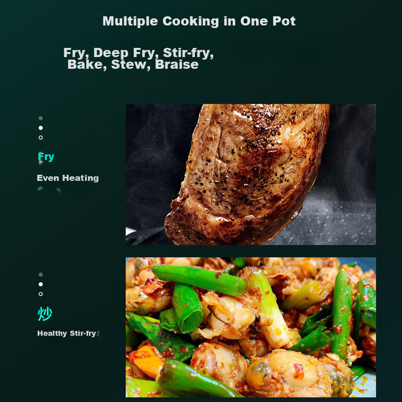 LODGE [Imported from USA] 30CM Steak Non-Stick Cast Iron Pan without Coating, Universal Frying Pan L10SK3 14
