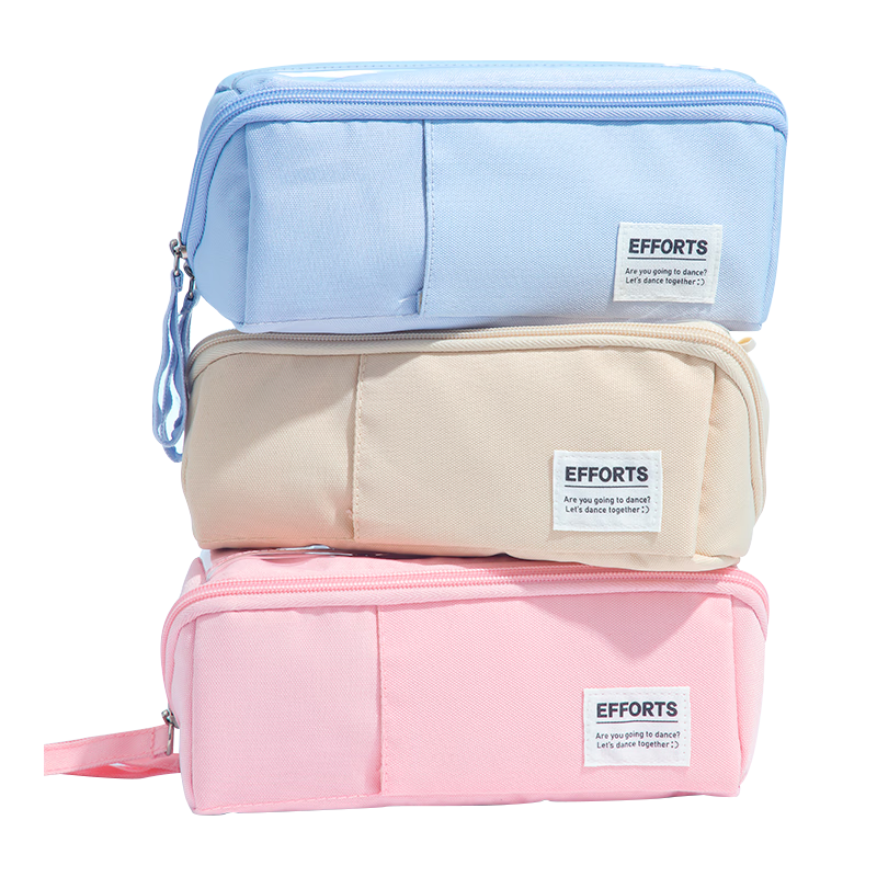 M&G Bi-Fold 6-Layer Large Capacity Pencil Case Stationery Box Waterproof School Pencil Bag for Boys and Girls Random Color