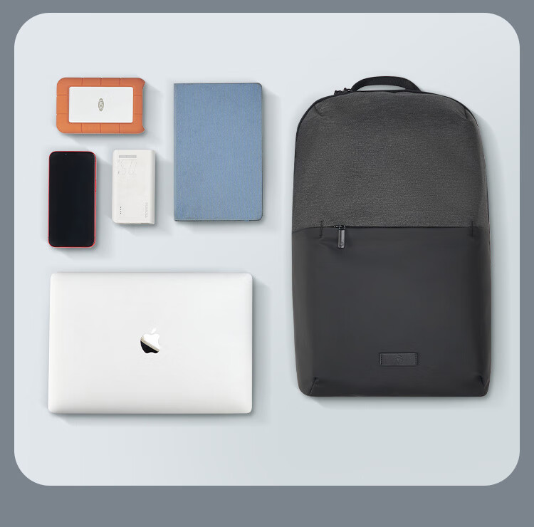 JD Original Commuter Backpack, Business Travel Large Capacity, for Men And Women, Students, Laptop Bag, Schoolbag, Dark Gray 10