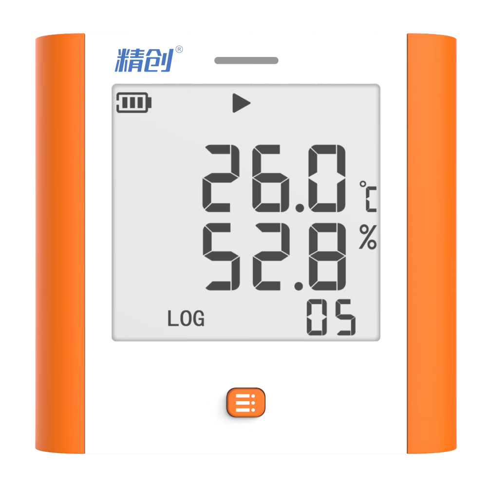 Elitech GSP-8A Temperature And Humidity Logger for Archives, Warehouses, Pharmacies, And Laboratories with High-Precision Temperature And Humidity Meter And Probe