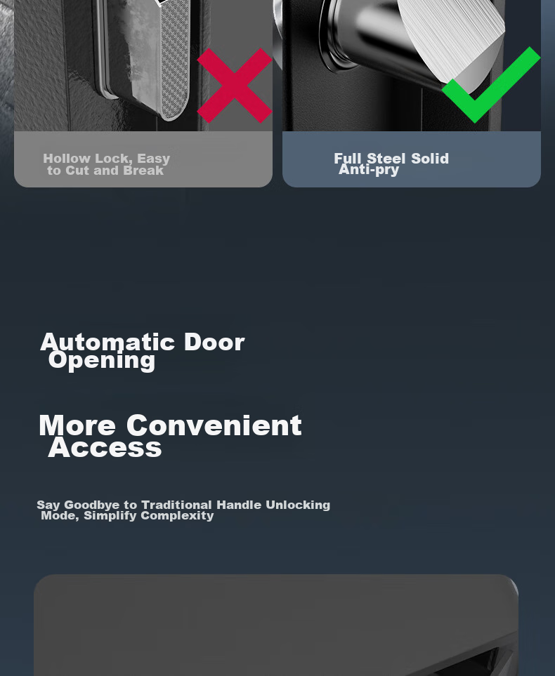 Deli Home Safe Box, 60cm Password Lock, All-Steel Anti-Theft Portable Safe, Can Be Used As Bedside Cabinet, AE671 Black 7