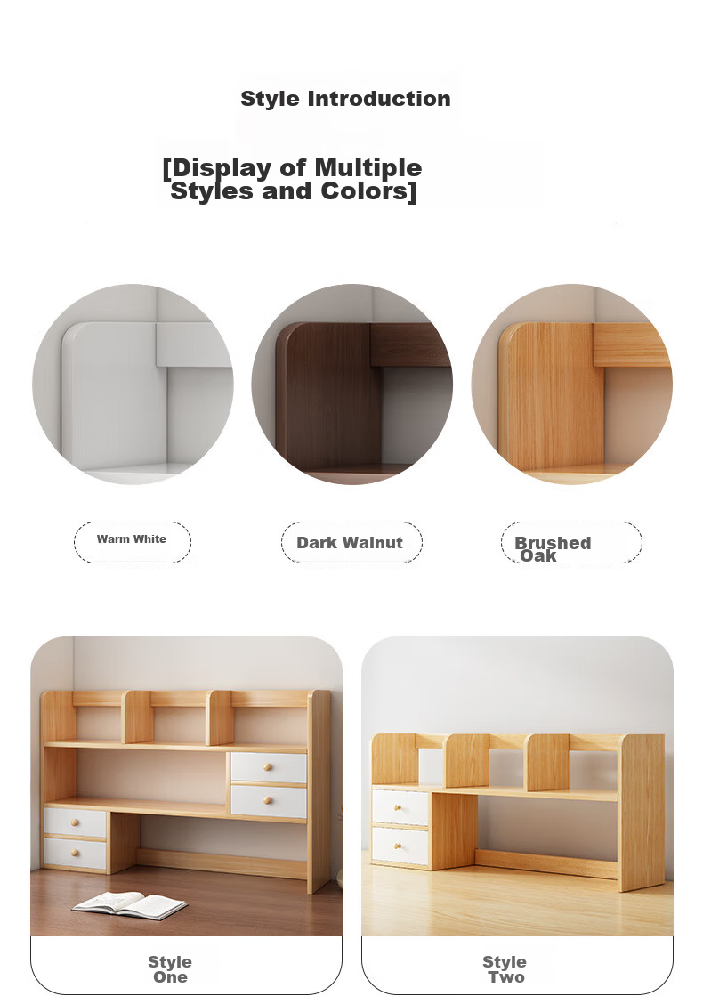 Quanpinwu Desktop Bookshelf, Storage Rack, Office File Organizer, Simple Study Desk Book Holder 10
