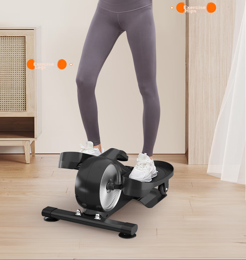 HOT KNEE Elliptical Machine for Home Use, Mini Stepper, Elliptical Trainer, Weight Loss Fitness Equipment, Foot Pedal Machine, Quiet Operation with Adjustable Resistance 8