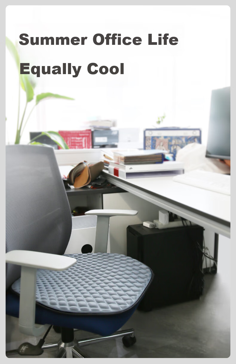 BIMLL Summer Seat Cushion, Honeycomb Gel Ice Pad, Chair Mat, Office Long-Sitting Car Breathable Silicone Cooling Pad, Butt Pad 9