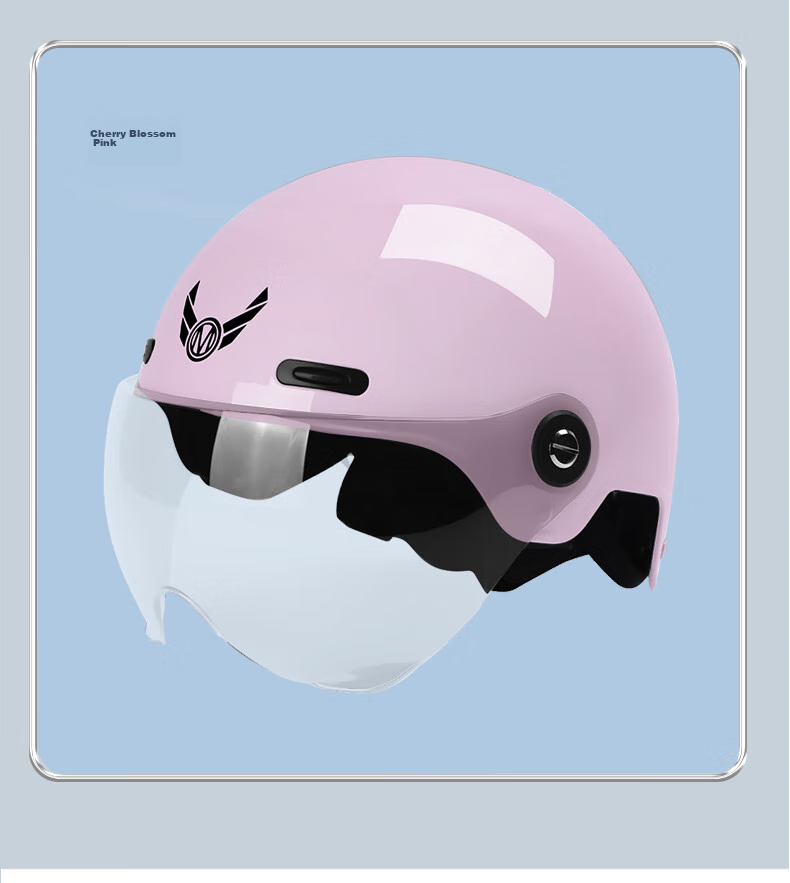 MYARMOR Helmet, Electric Vehicle New National Standard 3C Certified Motorcycle Summer Half Helmet, Lightweight Breathable Safety Helmet for Men And Women, Electric Scooter Helmet, One Size Fits All (Head Circumference Size 54-61cm), Modern Gray 19