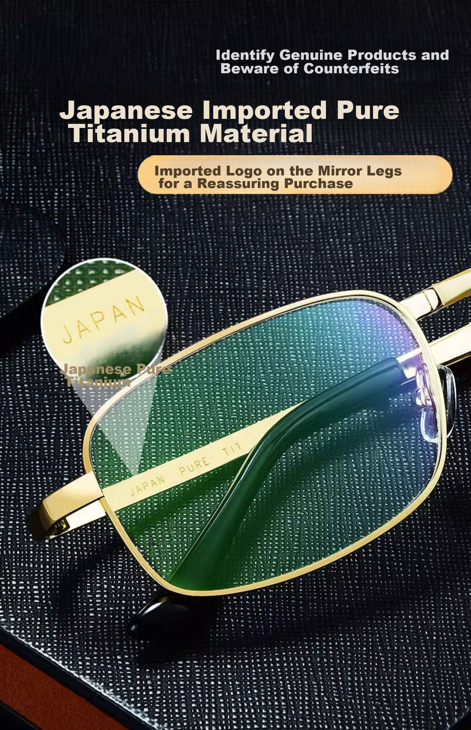 LESCA LUNETIER High-Definition Reading Glasses for Men, Anti-Blue Light Foldable Portable Genuine Eyewear for Elderly, Silver, 150 Degrees, Father's Day 2