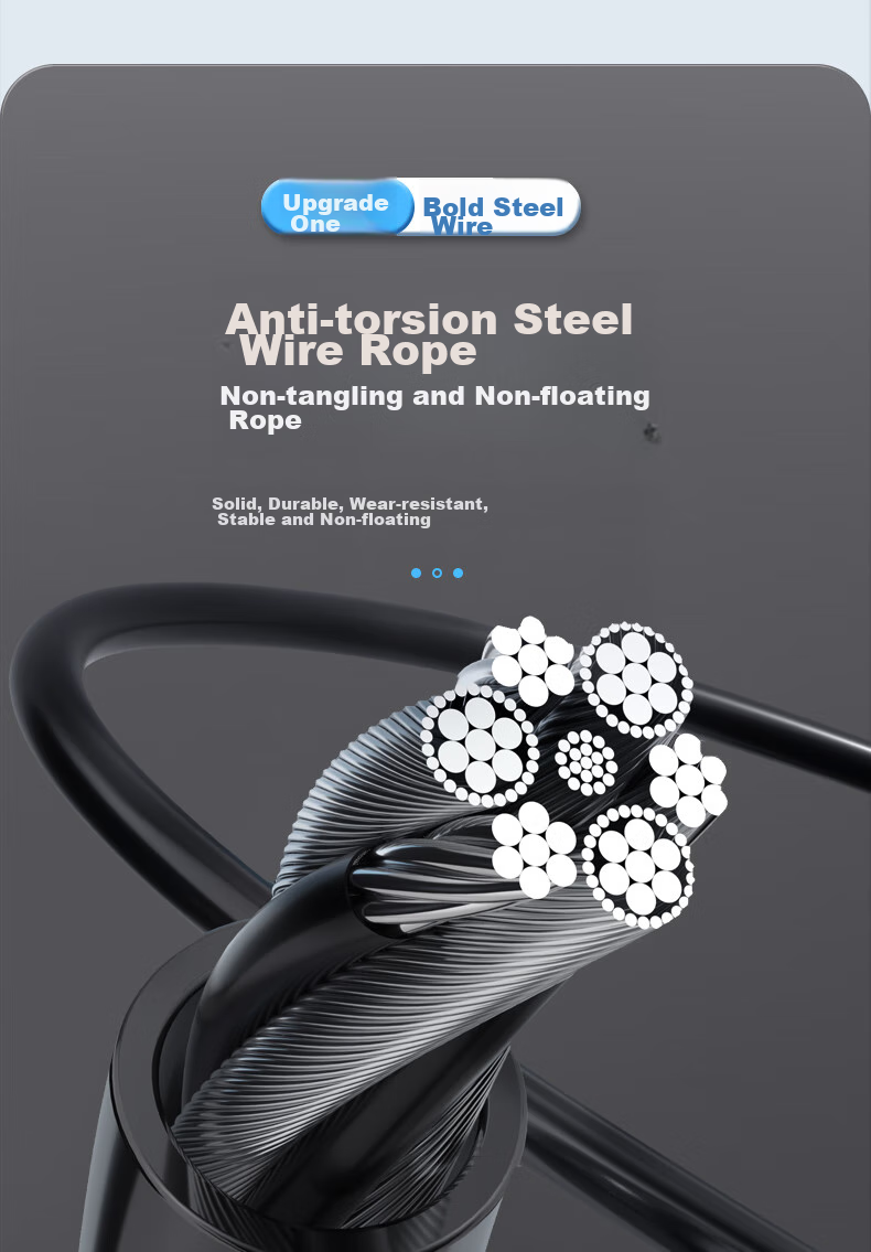 Li-Ning Jump Rope for Adults And Children, Middle School Students, Wear-Resistant Steel Wire, Professional High School Entrance Exam, Heavy-Duty Fitness Equipment 2