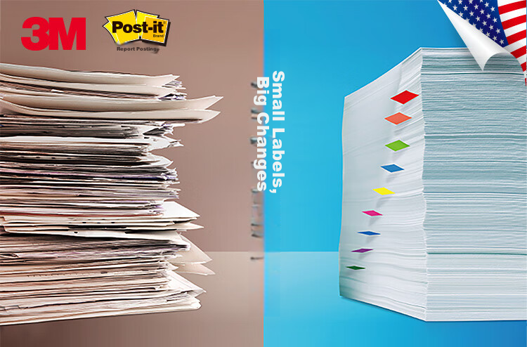 3M [Lowest Price Online] Sticky Notes / Memo Pads / Memo Paper / Transparent Index Labels Office Supplies School Stationery 683-5CF (5 Colors) 1