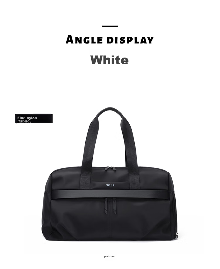 GOLF Travel Bag, Sports And Fitness Bag for Women, with Separate Shoe Compartment, Dry And Wet Separation, Handheld Luggage Bag for Business Trips And Travel, Shoulder Bag 37