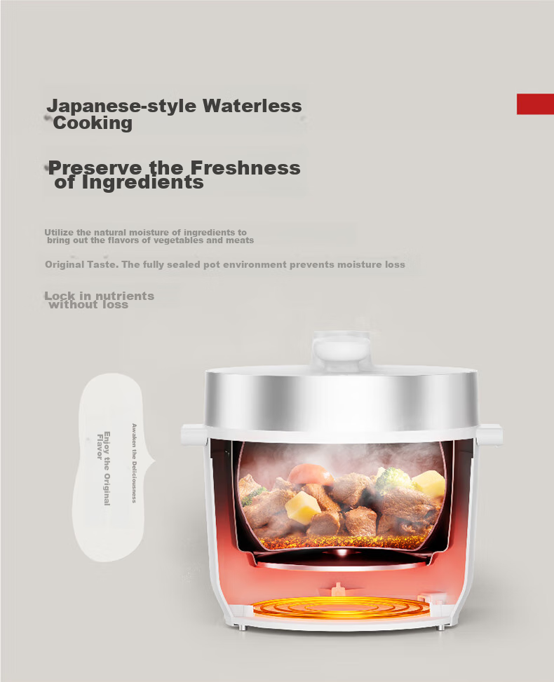 TOSHIBA , [Flagship Bestseller], 14-Layer Safety Protection Intelligent Pressure Cooker, Home Electric Pressure Cooker, Rice Cooker for 4-5 People, 4.8L, PC-48MRSC(W) 3