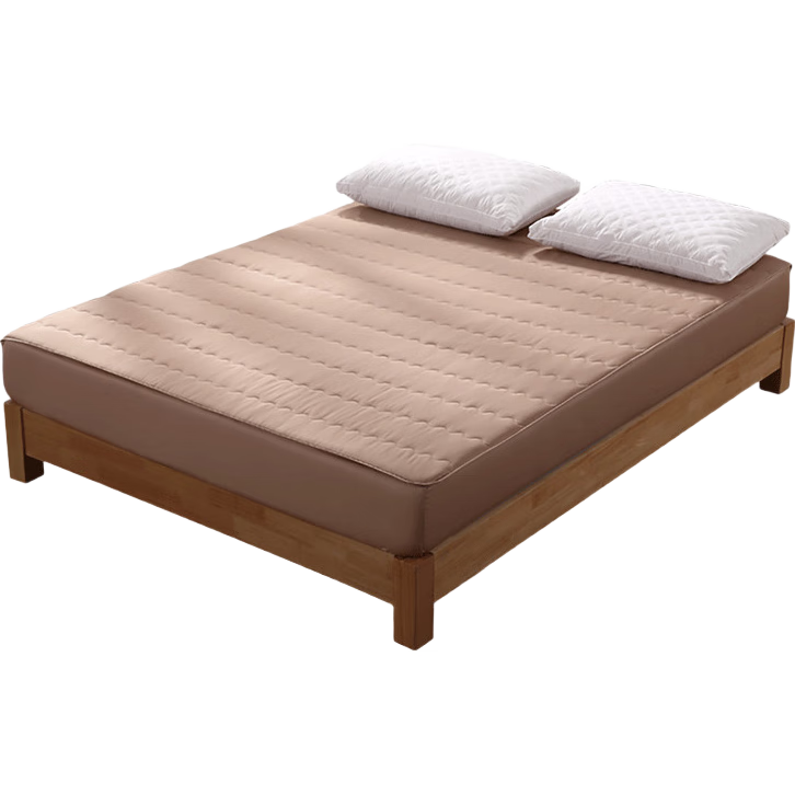 FUANNA Thickened Padded Protective Mattress, Pure Cotton Antibacterial Mattress Pad, Washable Bed Cover, Non-Slip Protective Cover, 180*200cm