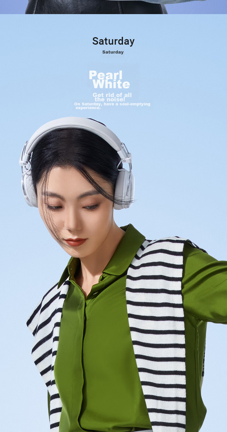 ACEFAST Speed Boost [Subsidy] Seven-Day Headphones, Bluetooth Gaming ANC Noise Reduction, Colorful Stylish Small Head with Replaceable Ear Cups, Ideal Gift Choice 14