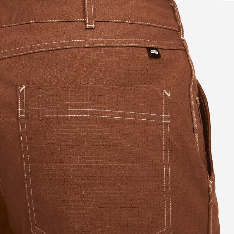 NIKE Men's Sports Pants, Spring And Autumn Woven Straight-Leg Cargo Pants, Versatile Casual Style, FZ5766-281, Dark Khaki, Size 30/32 10