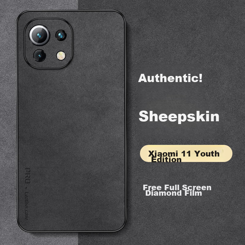Чехол для Xiaomi 11 Lite / 11 Youth Edition Shangsu, противоударный, с защитой камеры, из силикона, черный