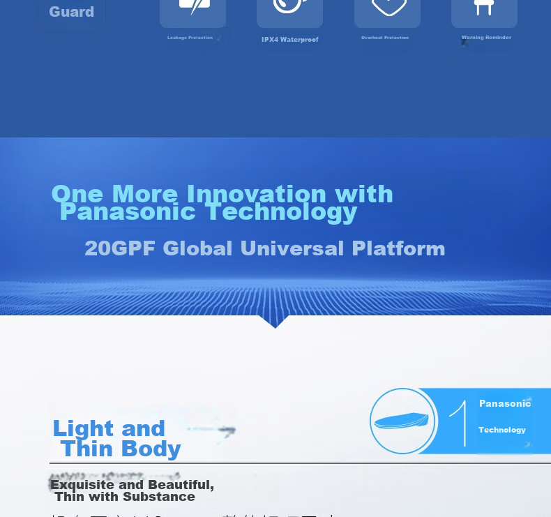 Panasonic Intelligent Compact Antibacterial Drying Deodorizing Multi-Functional Model PQTK30 6