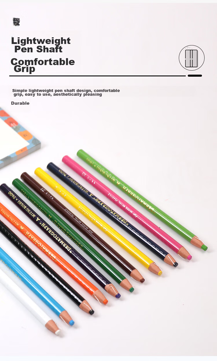 Uni Mitsubishi Oil-Based Marking Chalk, Eco-Friendly Tear-Off Roll Paper 7600 Industrial Marker (Writable Film/glass/leather/metal Etc.), Yellow Single Pack Graduation Tool 6