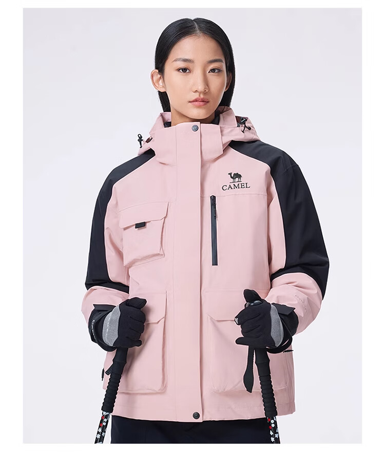 CAMEL [Rongyan] Outdoor Waterproof Down Liner Three-Proof Easy-Clean Cold-Resistant Warm Mountaineering Jacket M 12