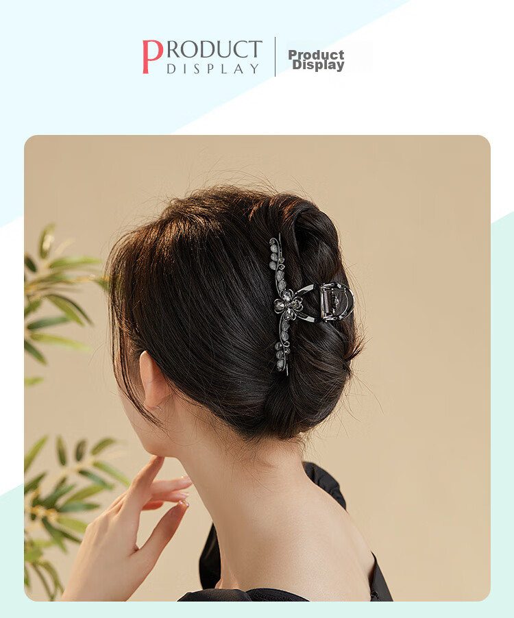 CHIMERA Luxury Hair Claw Clip, High-End Hair Accessory for Women, Elegant Rhinestone Hairpiece for Back of Head, Birthday Gift for Wome 24