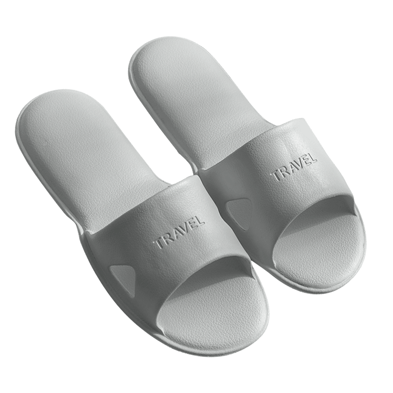 JOYTOUR Foldable Slippers, Portable Hotel Travel Business Bathroom Non-Slip Disposable Slippers, Size 42-43