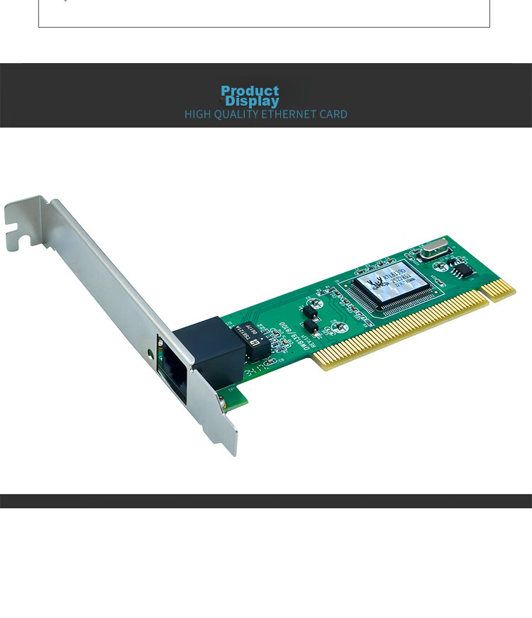 EB-LINK Intel 82540 Chip PCI Gigabit Network Card, 8390MT Desktop Single Network Port without Disk, Built-In Wired 1000M Home Network Card 6