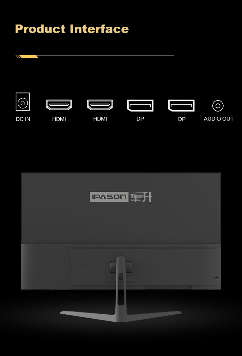 IPASON, 27-Inch, 2K, 165Hz High Refresh Rate, Gaming LCD Monitor, HDMI+DP 11