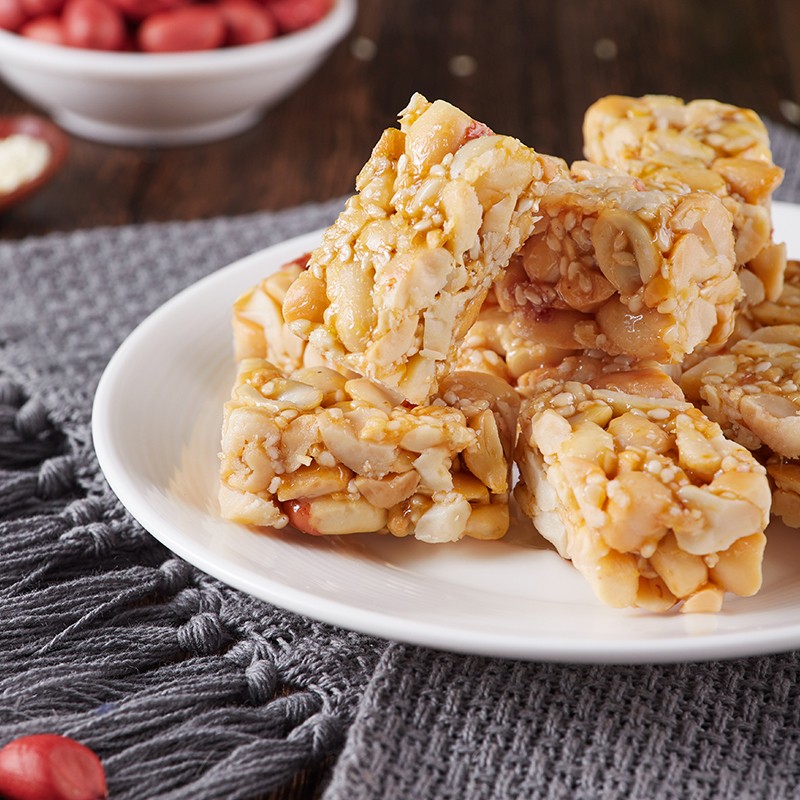 王老五 花生酥椒盐味 508g 成都特产 老式花生喜糖果 休闲零食 四川特产