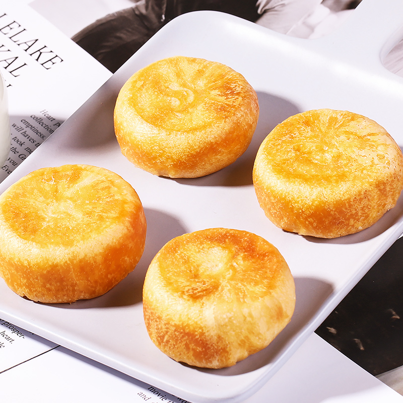 友臣肉松饼 经典六枚装 208g 营养早餐 饼干蛋糕 休闲零食 员工福利